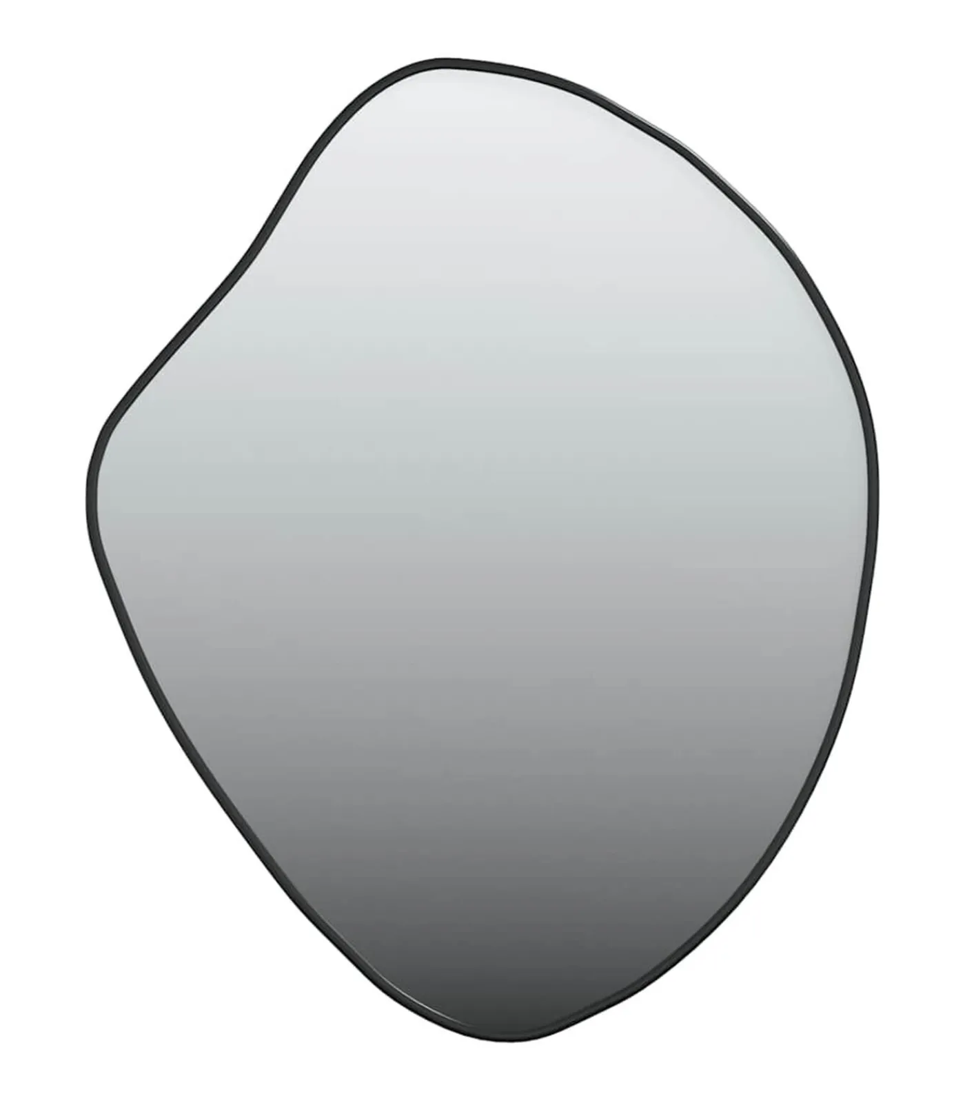 Hot Wandspiegel 60x50 cm zwart Spiegels