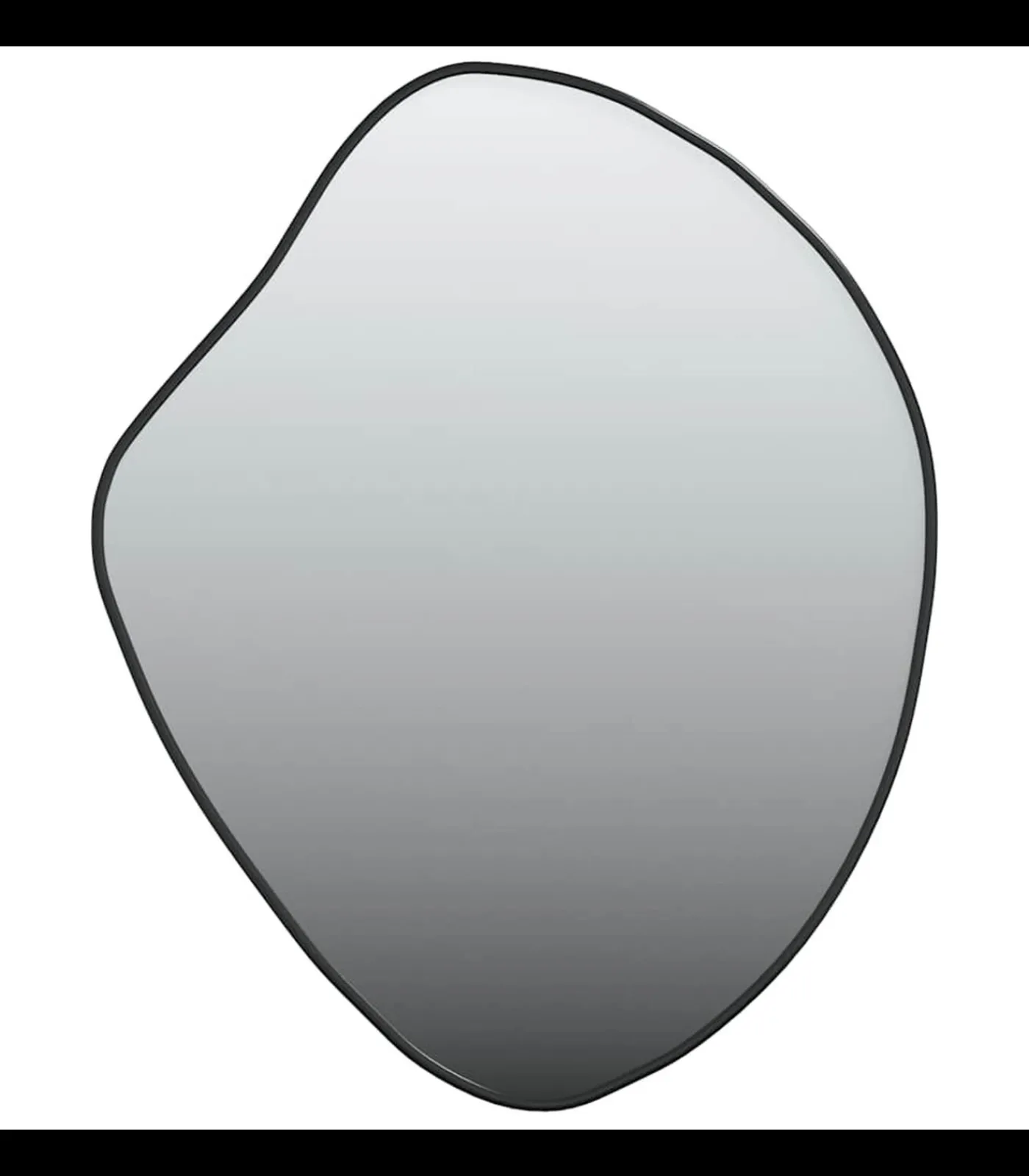 Hot Wandspiegel 60x50 cm zwart Spiegels