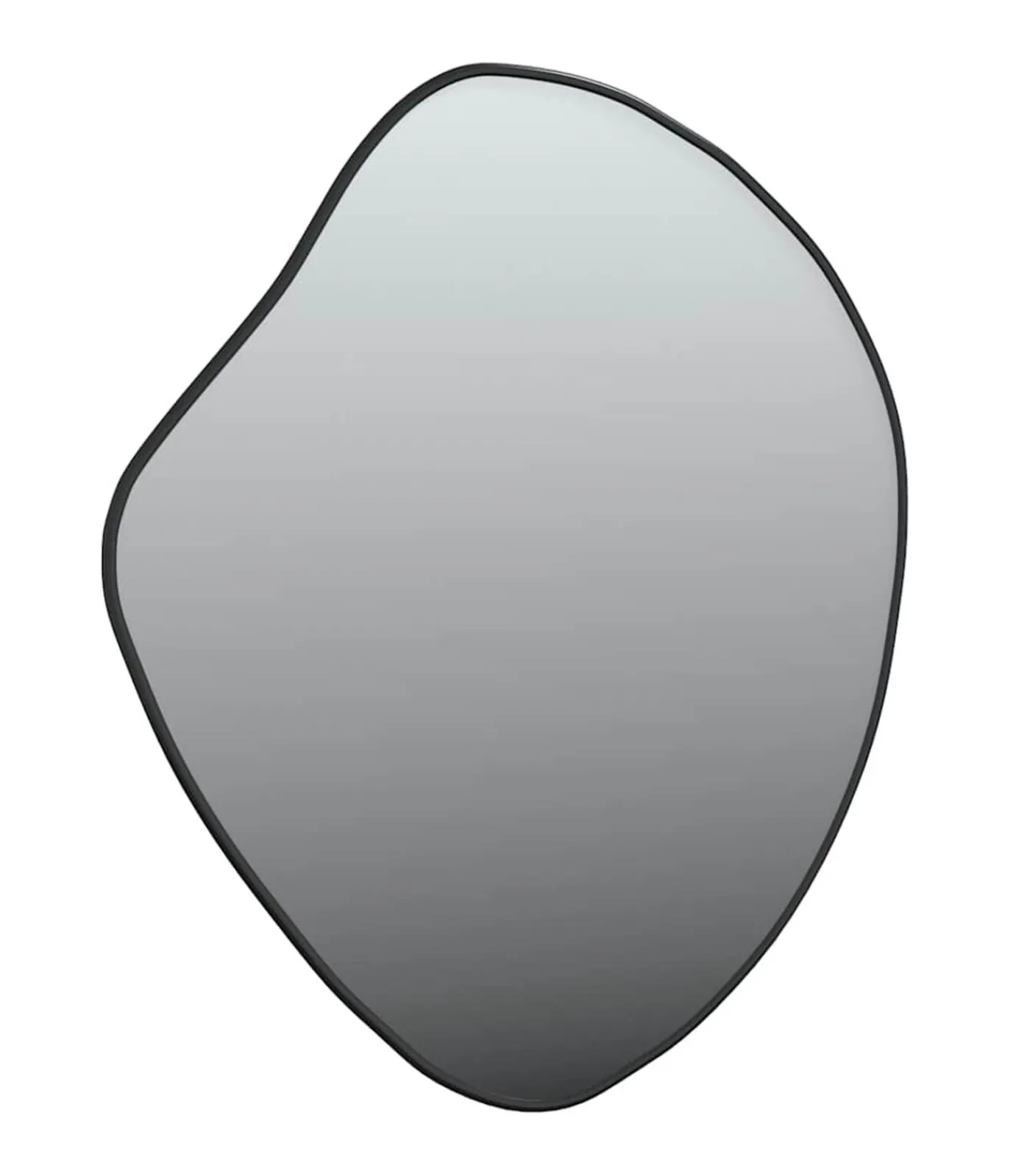 Hot Wandspiegel 60x50 cm zwart Spiegels