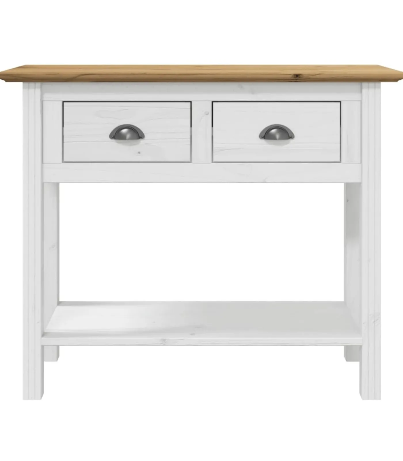 Best Wandtafel BODO 91x35x74 cm massief grenenhout bruin Tafels