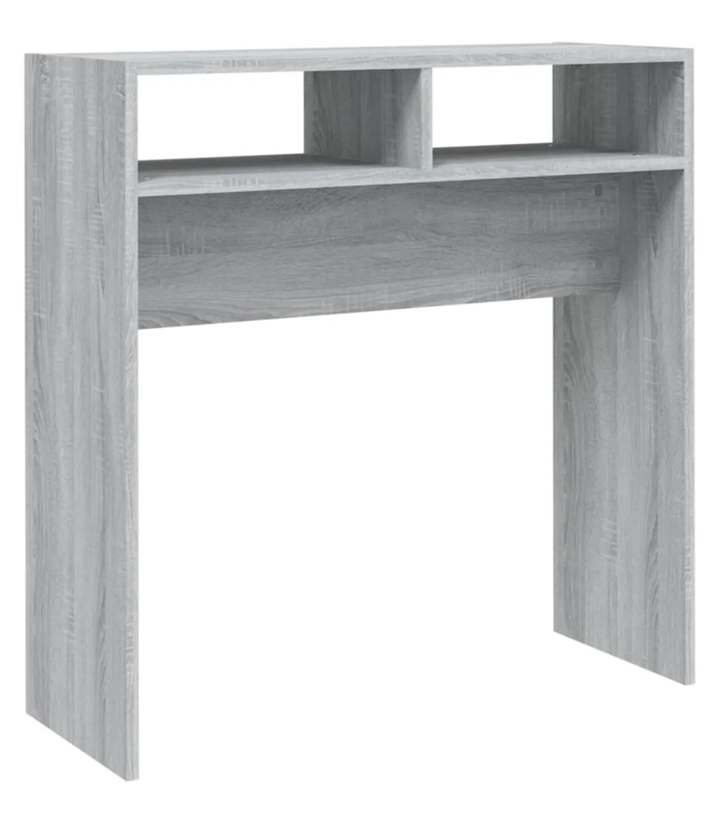 Best Wandtafel 78x30x80 cm bewerkt hout grijs sonoma eikenkleurig Tafels