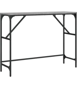 Clearance Wandtafel 100x32x75 cm bewerkt hout grijs sonoma eikenkleurig Tafels