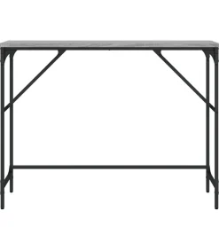 Clearance Wandtafel 100x32x75 cm bewerkt hout grijs sonoma eikenkleurig Tafels