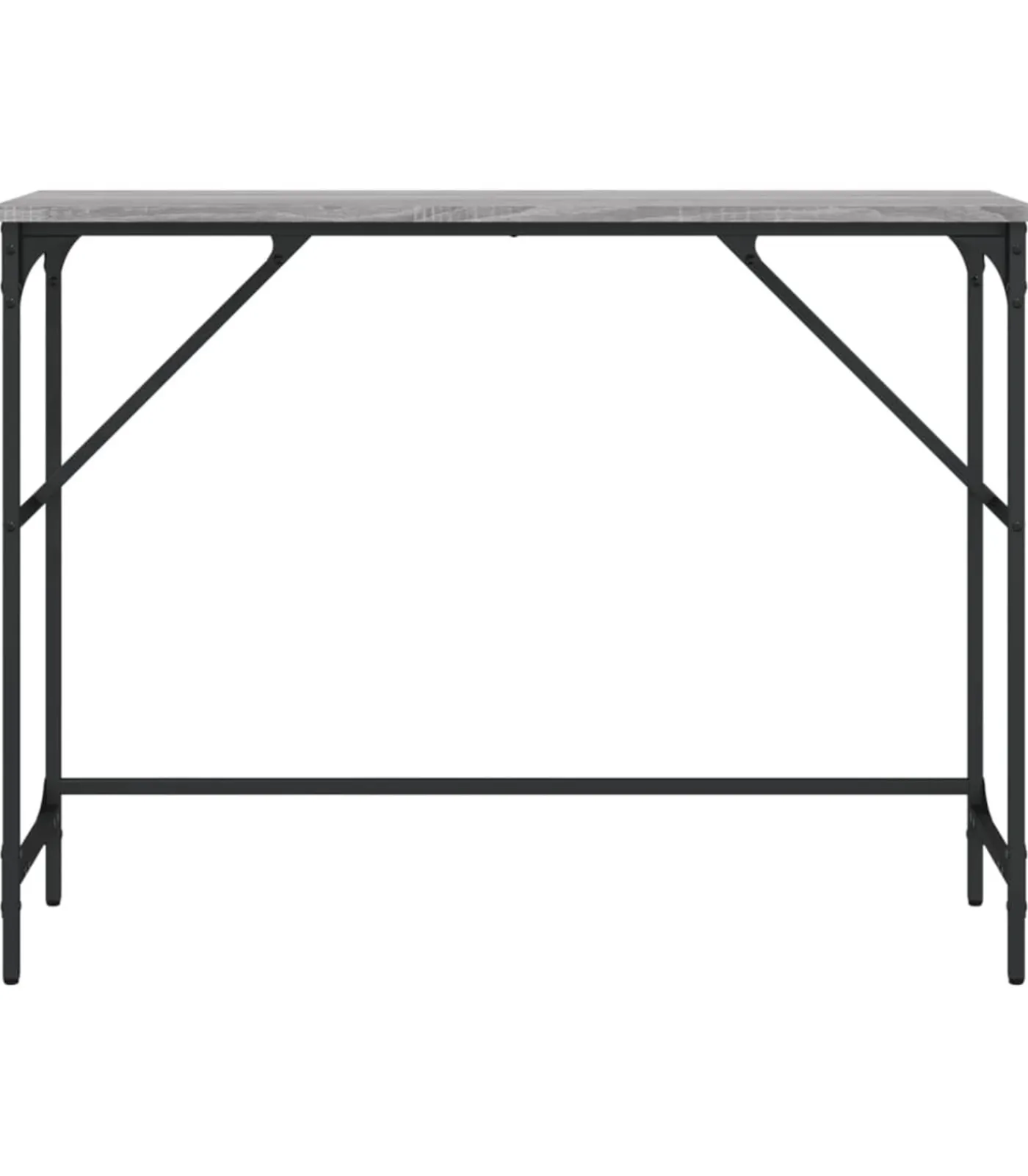 Clearance Wandtafel 100x32x75 cm bewerkt hout grijs sonoma eikenkleurig Tafels