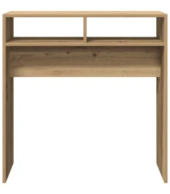 Online Wandtafel 78x30x80 cm bewerkt hout artisanaal eikenkleur Tafels