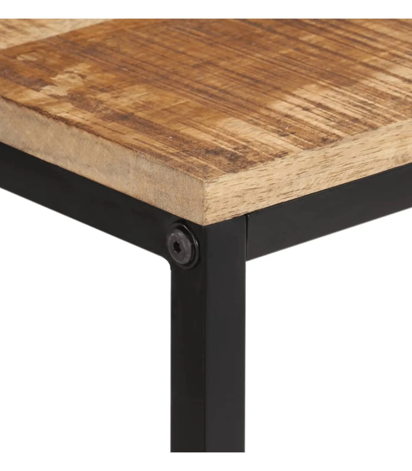 Best Wandtafel 100x35x70 cm massief ruw mangohout Tafels