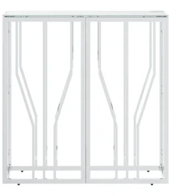 New Wandtafel 70x30x70 cm roestvrij staal en glas Tafels