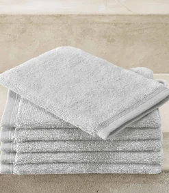 Discount Washandjes Contessa Silver 16 x 21 cm - 6 st. Washandjes