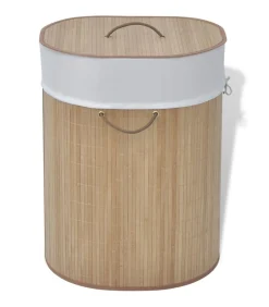 Clearance Wasmand ovaal bamboe natuurlijk Manden En Bakken