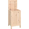 vidaXL Wasmand 44x44x76 cm massief grenenhout