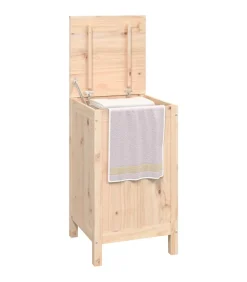 vidaXL Wasmand 44x44x76 cm massief grenenhout