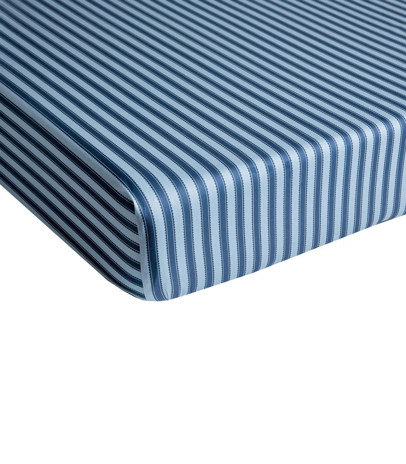 Sanderson WATER GARDEN Bleu - Hoeslaken Satijn katoen