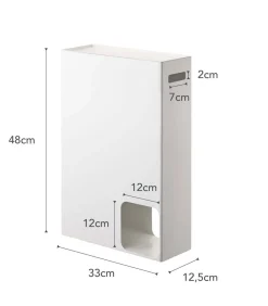 YAMAZAKI WC Rolhouder - Plate - Wit