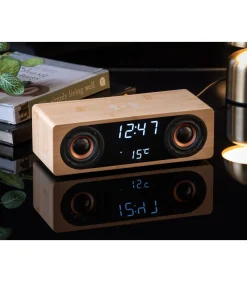 Karlsson Wekker Classic Bt - Naturel - 25x10.2x8cm