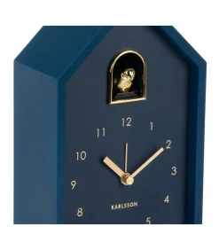 Online Wekker Modern Cuckoo Oro - Blauw - 15x11.5x20cm Klokken