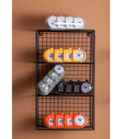 Sale Wekker Retro Tube - Zilver - 9x26x9.3cm Klokken