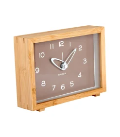 Best Wekker Tipico - Bruin - 19x19x13.8cm Klokken