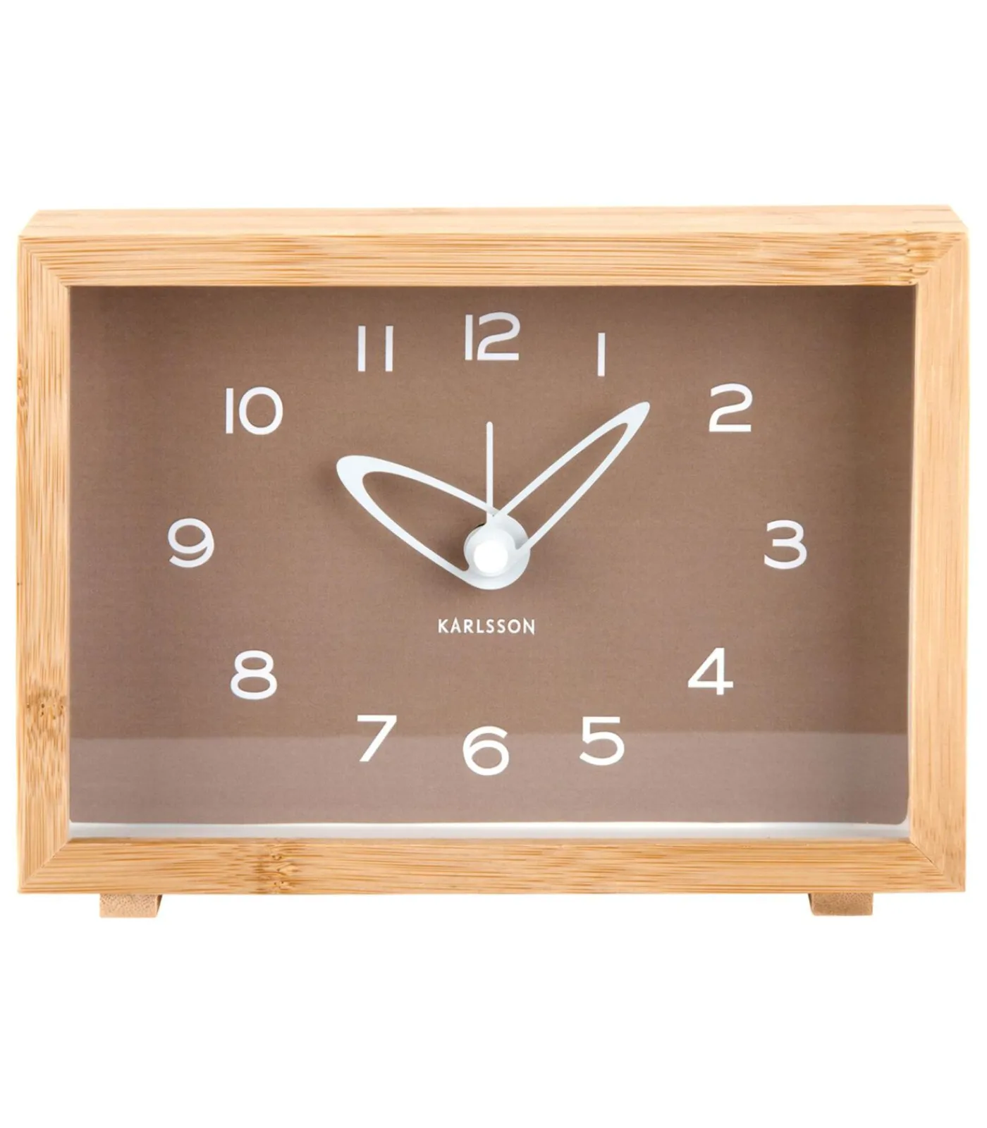 Best Wekker Tipico - Bruin - 19x19x13.8cm Klokken