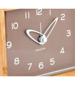 Best Wekker Tipico - Bruin - 19x19x13.8cm Klokken