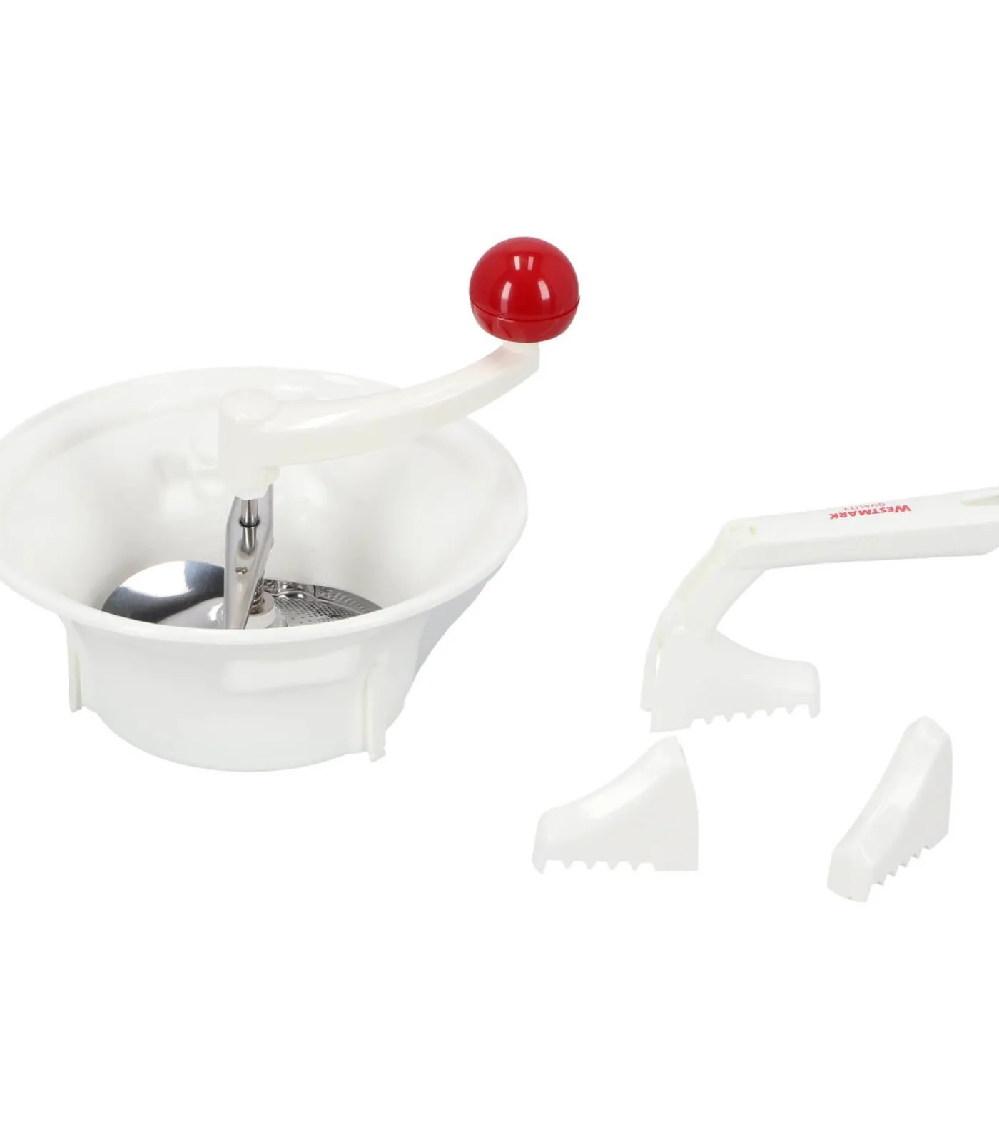 Hot groentezeef kunststof - Passeerzeef 23cm wit keukenhulp Kinderen Speelgoed