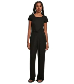 Clearance Wijd geribde jumpsuit voor dames DAMES Jumpsuits