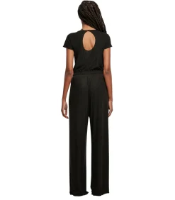 Clearance Wijd geribde jumpsuit voor dames DAMES Jumpsuits
