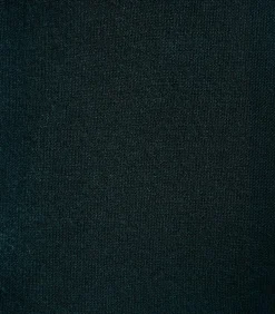 DAMES La Fée Maraboutée Wijde broek in petrolblauwe gebreide stof met elastische tailleband