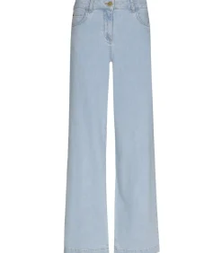 Outlet Wijde lichtblauwe jeans DAMES Jeans