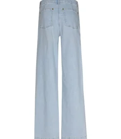 Outlet Wijde lichtblauwe jeans DAMES Jeans