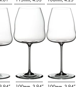 Best Wijnglazen Set Winewings - Carbernet / Sauvignon Blanc - 4 stuks Glazen & Karaffen