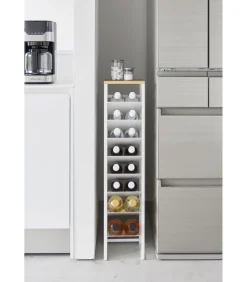 Clearance Wijnrek / Flessenrek - 16 flessen - Tower - Wit Keukenaccessoires