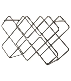 Hot Wijnrek Diamonds - Zwart - 40,5x15,5x27,5cm Keukenaccessoires
