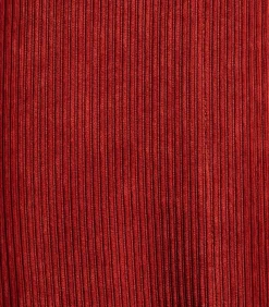 DAMES La Fée Maraboutée Wikkelrok van ribfluweel terracotta