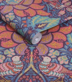 William Morris at Home Vliesbehang - Dove & Rose Carnival - 1000x52