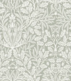 Discount Vliesbehang - Acorn Sage - 1000x52 Wanddecoratie