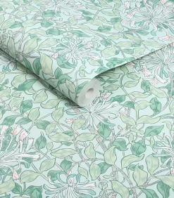 Vliesbehang - Honeysuckle Breeze - 1000x52 Wanddecoratie