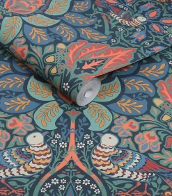 William Morris at Home Vliesbehang - Dove & Rose Midsummer - 1000x52