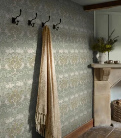 Online Vliesbehang - Brother Rabbit Sage - 1000x52 Wanddecoratie