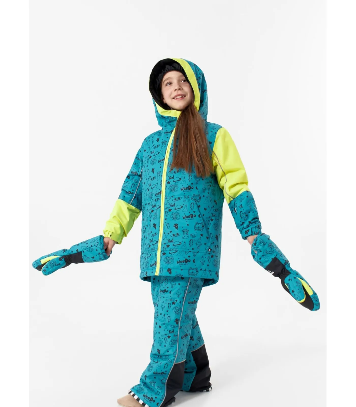Kinderen WeeDo funwear Winterjas “COSMO UNIVERSE”