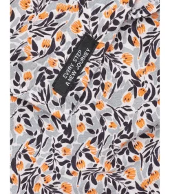 Kinderen J&JOY Wit jongensshirt met veelkleurige bloemenprint