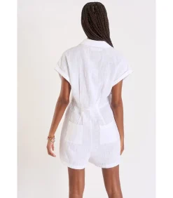 DAMES Banana Moon Wit overhemd met korte mouwen NATAL CHERYLL