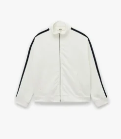 Discount Wit Sweatshirt Lange Mouwen Rits DAMES Truien & Cardigans