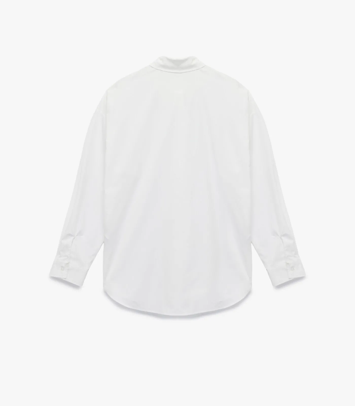 Witte Katoenen Blouse Lange Mouwen DAMES Overhemden & Blouses