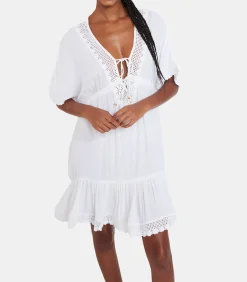 Discount Witte tuniekjurk AVELLE SEATIME DAMES Badmode