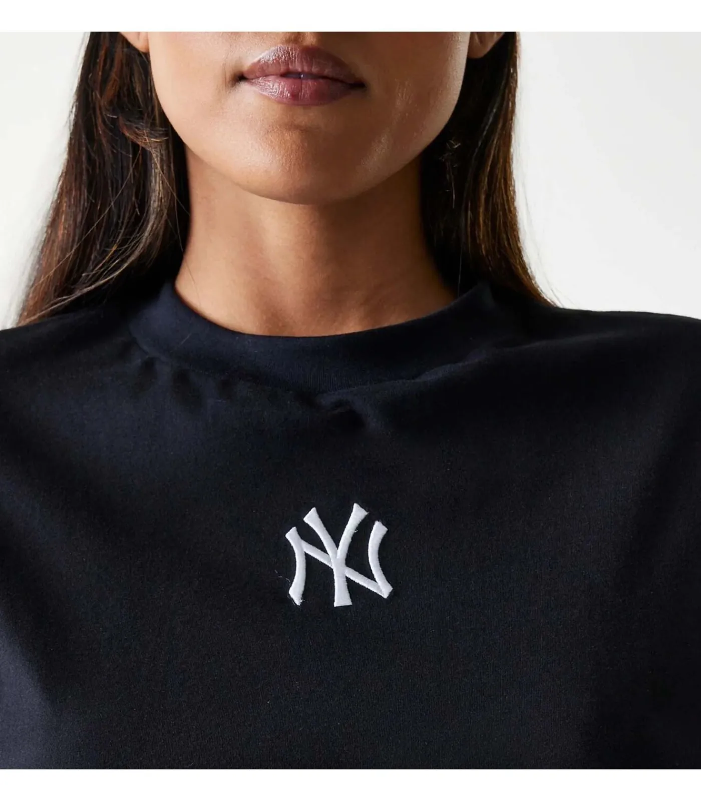 Outlet Wmns Le Midi Crop Tee Neyyan Blk DAMES T-Shirts & Tops