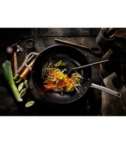 SKOTTSBERG Wokpan Gietijzer 34 cm Cast Iron - alle warmtebronnen - Inductie