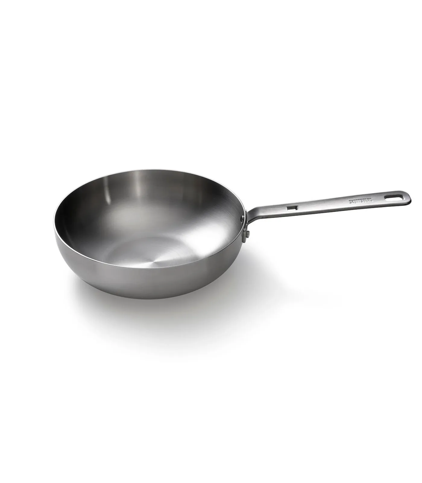 SKOTTSBERG Wokpan Roestvrijstaal 28 cm Stainless Steel - alle warmtebronnen - Inductie