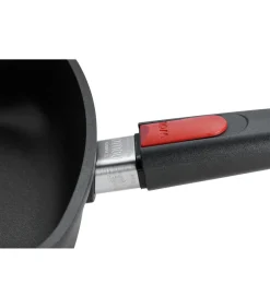 Nowo Titanium Vispan ovaal met afneembare greep - 380x284x50mm - Zwart Potten & Pannen