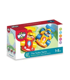 Kinderen WOW Toys raceauto Turbo Twins - speelgoedauto's voor kinderen