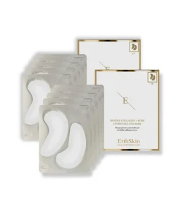 Hot 2x dubbel collageen + rozenhydrogel oogpads Gezicht Sets